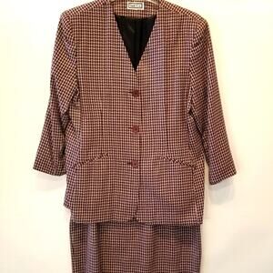 Suit Co. Purple Vintage 90s 2 pc. Suit Blazer